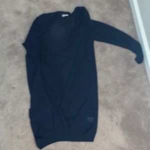 Light weight navy blue long cardigan